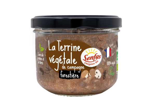 Terrine végétale de campagne forestière bio - 1